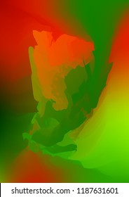 Abstract watercolor background, painted vector illustration like sea waves. Watercolor gradient pattern with thin wavy border lines, vector painting. Bright substrate. Abstract colorful oil paints.