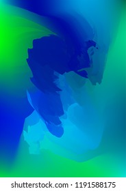 Abstract watercolor background, painted vector illustration like sea waves. Watercolor gradient pattern with thin wavy border lines, vector painting. Bright substrate. Abstract colorful oil paints.