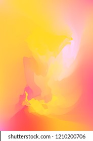 Abstract watercolor background, painted vector illustration like sea waves. Watercolor gradient pattern with thin wavy border lines, vector painting. Bright substrate. Abstract colorful oil paints.