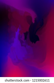 Abstract watercolor background, painted vector illustration like sea waves. Watercolor gradient pattern with thin wavy border lines, vector painting. Bright substrate. Abstract colorful oil paints.