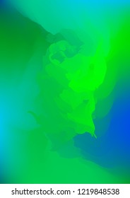 Abstract watercolor background, painted vector illustration like sea waves. Watercolor gradient pattern with thin wavy border lines, vector painting. Bright substrate. Abstract colorful oil paints.