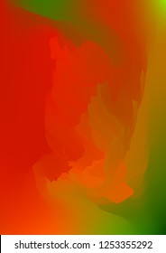 Abstract watercolor background, painted vector illustration like sea waves. Watercolor gradient pattern with thin wavy border lines, vector painting. Bright substrate. Abstract colorful oil paints.