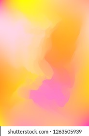 Abstract watercolor background, painted vector illustration like sea waves. Watercolor gradient pattern with thin wavy border lines, vector painting. Bright substrate. Abstract colorful oil paints.