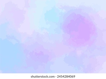 Abstract watercolor background painting vector digital art backdrop high resolution purple lavender blue pink magenta cyan baby blue colorful vibrant