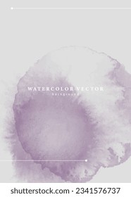 Abstract watercolor background with pink watercolor splashes. Minimalistic background for postcards, diplomas, wedding invitations, business cards and presentations.