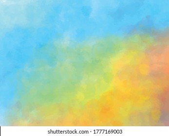 Abstract watercolor background for poster, banner, wallpaper, business card, flyer, backdrop and template