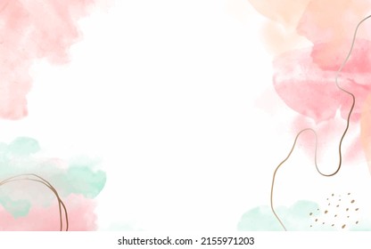 Fondo de las acuarelas abstractas. Vector premium