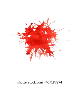 abstract watercolor background, red watercolor stains, background for text