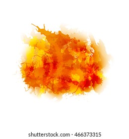 Abstract Watercolor Background Redyellow Watercolor Watercolor Stock ...