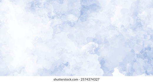 Abstract watercolor background in shades of blue and white, perfect for design and stationary Abstract blue watercolor background.Hand painted watercolor. 