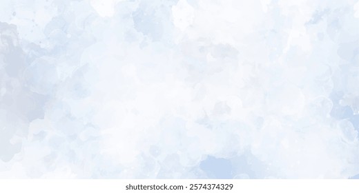 Abstract watercolor background in shades of blue and white, perfect for design and stationary Abstract blue watercolor background.Hand painted watercolor. 