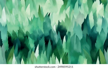 Abstract watercolor background, shades of green, soft, pattern