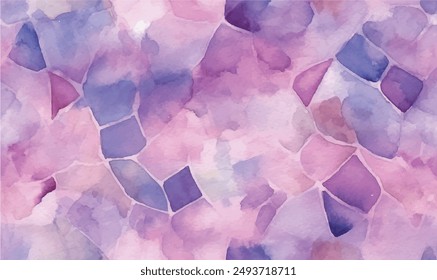 	
Abstract watercolor background, shades of lavender violet purple, pattern	
