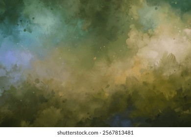 Abstract watercolor background, soft color gradients, artistic texture, nature-inspired hues, versatile design element.