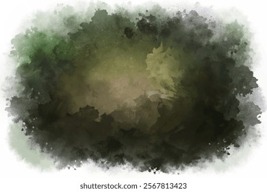 Abstract watercolor background, soft green hues, artistic texture, nature-inspired design, versatile for various projects.