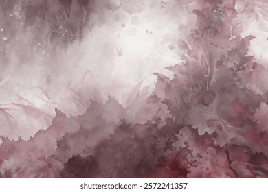 Abstract watercolor background, soft red hues, artistic texture, fluid design, perfect for creative projects.