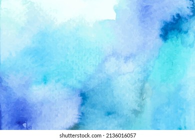Abstract watercolor background with space for text. For banner, poster, packaging design. Hand drawn vector illustration.