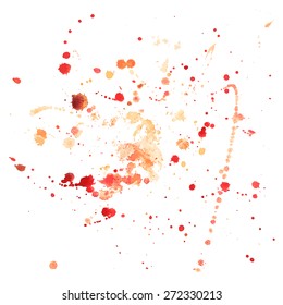Abstract watercolor background. Splashes