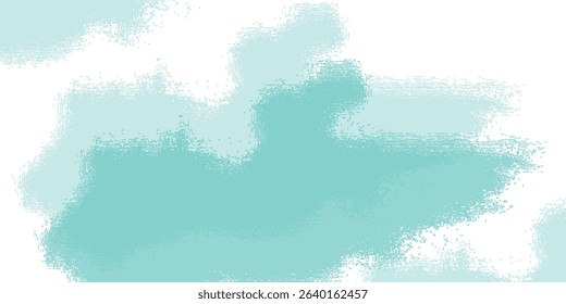 abstract watercolor background splashes turquoise, modern eps 10