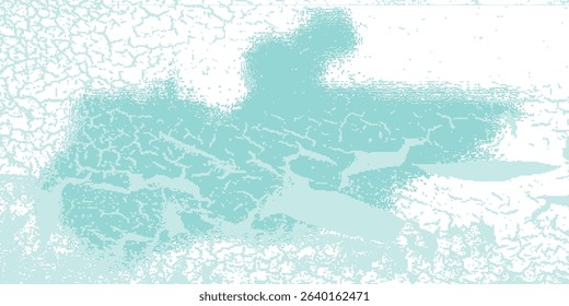 abstract watercolor background splashes turquoise, modern eps 10