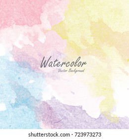 abstract watercolor background template