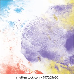 abstract watercolor background template