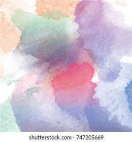 abstract watercolor background template
