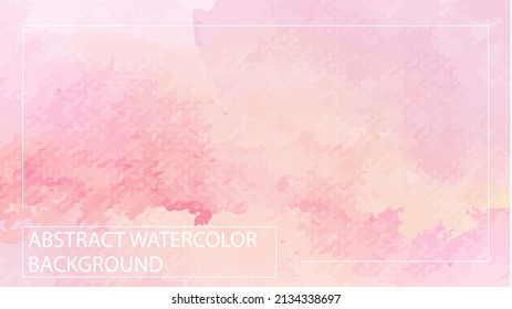 abstract watercolor background template design