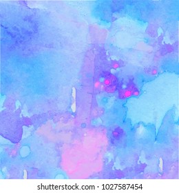 Abstract watercolor background. Watercolor texture for design