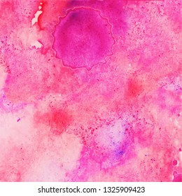 Abstract watercolor background. Watercolor texture for design. Vector illustration