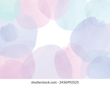 Abstract watercolor background. Texture paper. Vector illustration. Pastel colors.