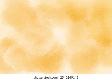 Abstract watercolor background texture vector. Watercolor painting with orange colors.