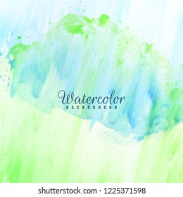 Abstract watercolor background vector