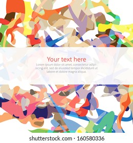 Abstract watercolor background in vector