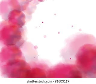 Abstract watercolor background vector