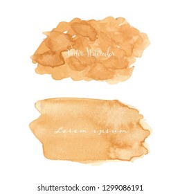 Abstract watercolor background. Vector illustration.