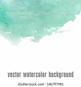 Abstract watercolor background. Vector illustration.