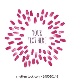 Abstract watercolor background. Vector illustration