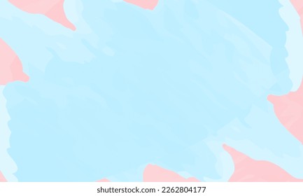 Fondo de las acuarelas abstractas. Ilustración vectorial. Azul, colores rosas.