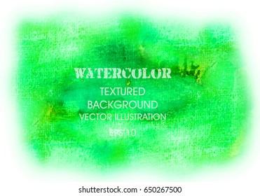 Abstract watercolor background, vector illustration