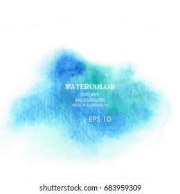 Abstract watercolor background, vector illustration