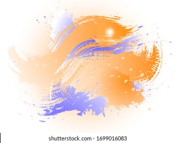 Abstract watercolor background vector image