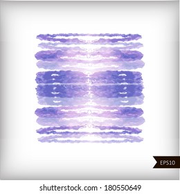 Abstract watercolor background. Vector watercolor texture