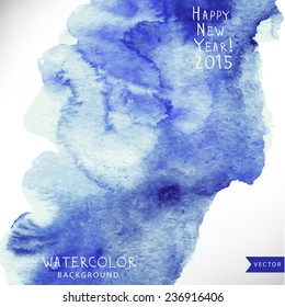 Abstract watercolor background.  Vector watercolor background for textures. 