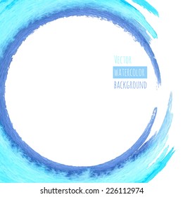 Abstract watercolor background. Abstract vector wave. Vector frame. 