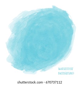 abstract watercolor background vetor design, blue texture