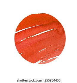 Abstract watercolor background. Water color stain, vector illustration