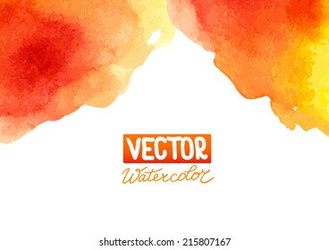 Abstract watercolor background for your design. Eps 8 vector.