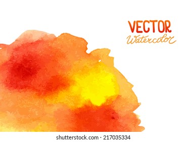 Abstract watercolor background for your design. Eps 8 vector.