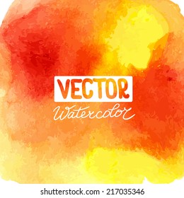 Abstract watercolor background for your design. Eps 8 vector.